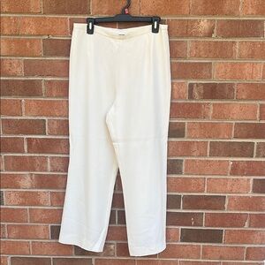 Lafayette 148 cream colored pants.
